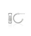 Cleopatra Classic Small Hoop Earrings - Silver