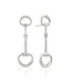 Equestrian Snaffle Bit Earrings - Silver
