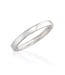 Cleopatra Oval Hinged Bangle, S/M- Silver