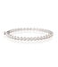 Berry Eternity Petite Hinged Bangle, S/M - Silver