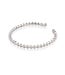 Berry Eternity Petite Hinged Bangle, S/M - Silver