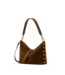 Grace Med-Cinnamon Suede/Antique Gold
