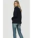 FRENCH TERRY ONE BUTTON BLAZER