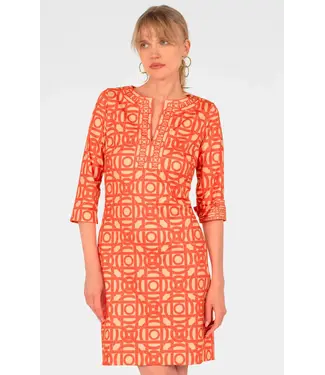 Gretchen Scott Split Neck Dress Aubazine