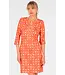 Split Neck Dress Aubazine