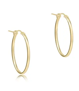 enewton OVAL GOLD 1" HOOP - SMOOTH