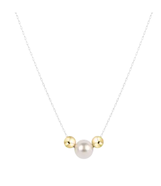 enewton 16" Necklace Mixed Metal - Purpose Gold Pearl