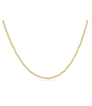 enewton 17" Choker Classic Gold 2mm Bead