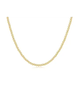 enewton 17" Choker Classic Gold  3mm Bead