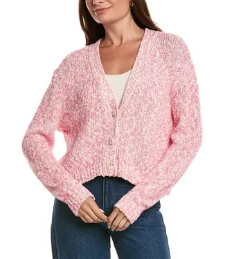 BRODIE CHUNKY TWIST CROP CARDI