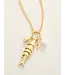 Here Fishy Necklace 20" Gold
