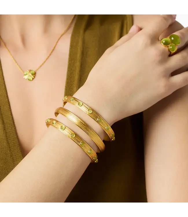 Cobblestone Stacking Bangle-Gold-S
