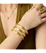 Cobblestone Stacking Bangle-Gold-S