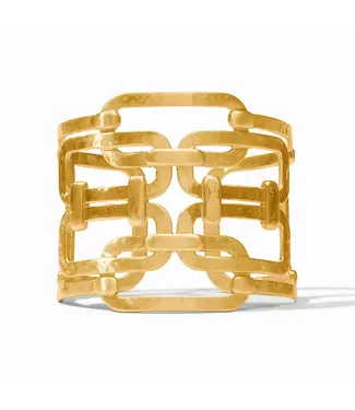 Julie Vos Sahara Statement Cuff-Gold-OS
