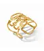 Sahara Statement Cuff-Gold-OS