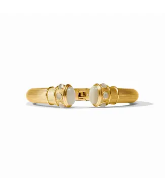 Julie Vos Cobblestone Demi Cuff-Ivory Cat's Eye-OS