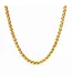 Cobblestone Link Necklace-Gold-OS