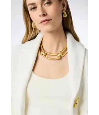 Julie Vos Sahara Collar Necklace-Gold-OS
