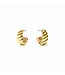 Ravello Statement Hoop-Gold-S