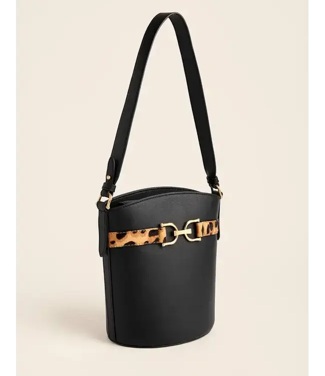Siren Eva Leather Bucket Leopard