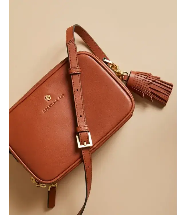 Siren Harlow Crossbody Saddle Brown
