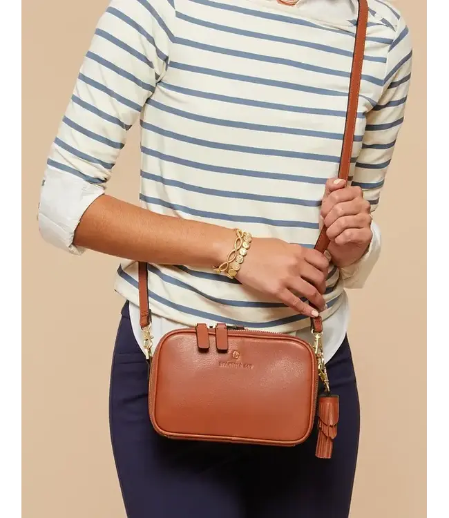 Siren Harlow Crossbody Saddle Brown