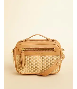 Spartina Ellie Crossbody Straw Pecan