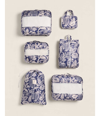 Spartina Packing Cubes Flagler Blue