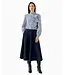 A-line skirt - Raw Denim