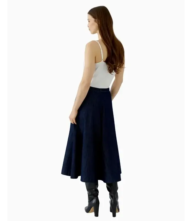 A-line skirt - Raw Denim