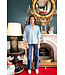 Blue Gingham Harper Estate Top