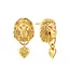 Lionheart Post Earrings - Gold