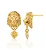 Lionheart Post Earrings - Gold