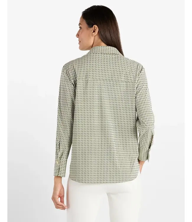 FRANCINE TOP BRAIDED GEO