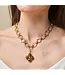 Berry Clover Double Sided Charm/Pendant - Tiger's