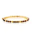 Berry Gem Petite Hinged Bangle - Tiger's Eye