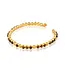 Berry Gem Petite Hinged Bangle - Tiger's Eye