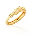 Equestrian Horsehead Hinged Bangle - Gold