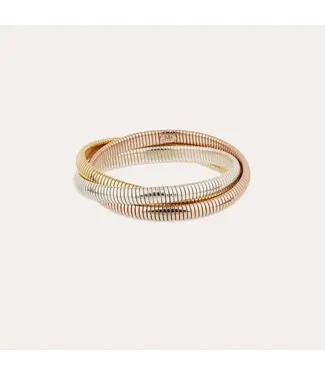 GAS BIJOUX BRACELET INFINITY 3 RANGS PM B
