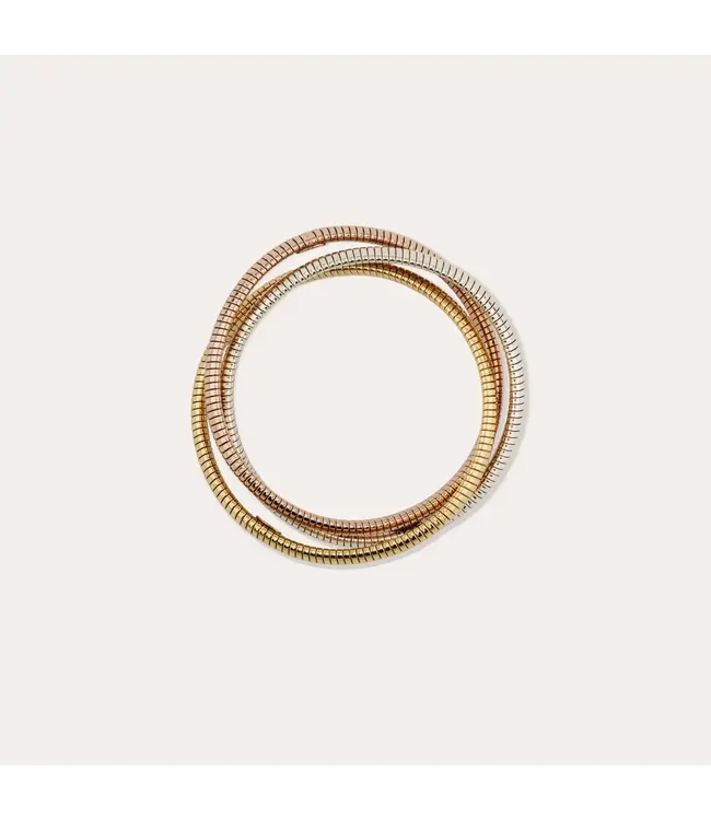 BRACELET INFINITY 3 RANGS PM B