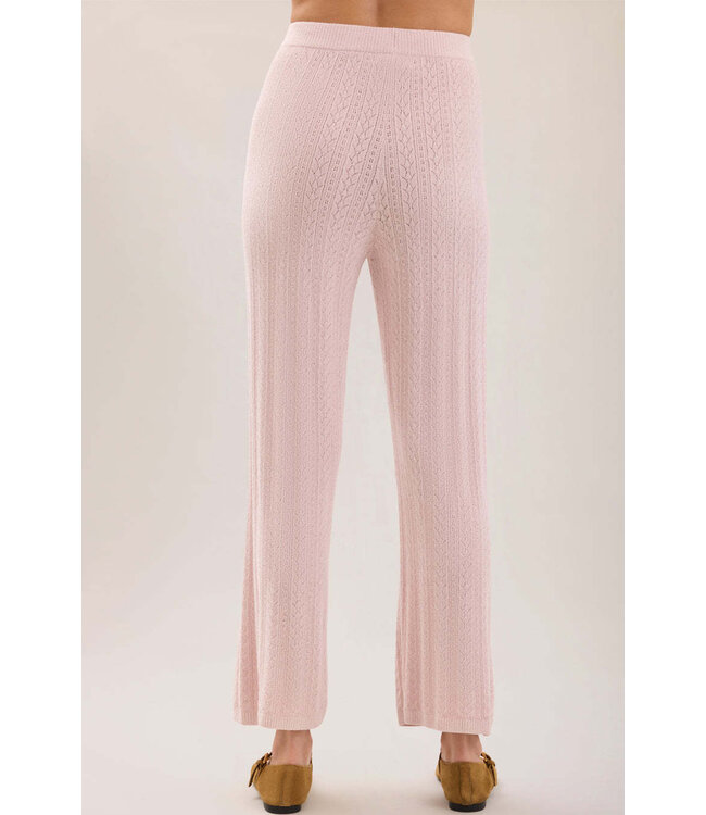 CCUL Pointelle Crop Pant