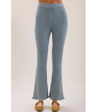 Barefoot Dreams CCUL Petal Edge Rib Kick Flare Ankle Pant