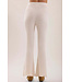 CCUL Petal Edge Rib Kick Flare Ankle Pant