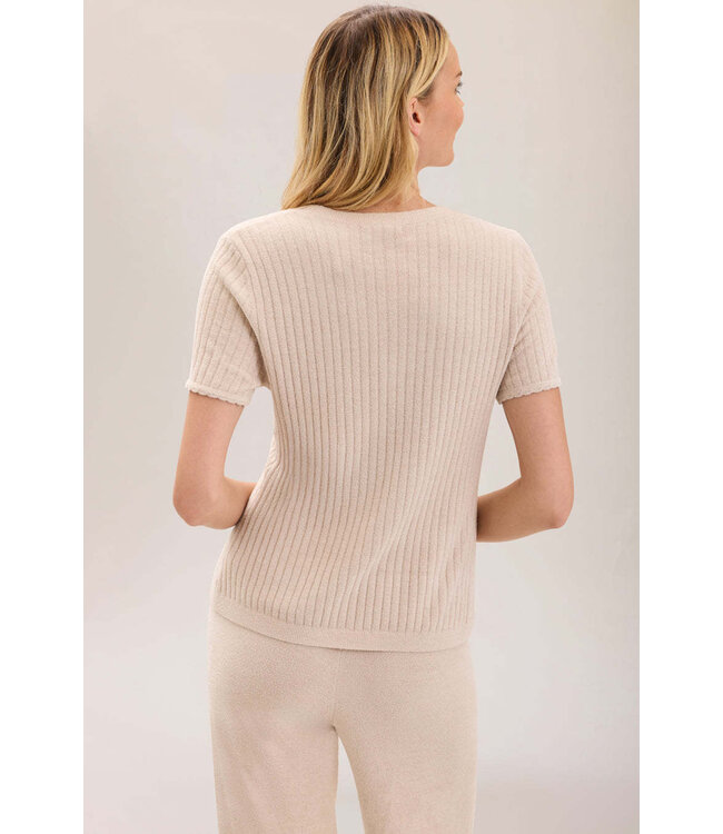 CCUL Scallop Rib Short Sleeve