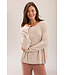 CCUL Scallop Neck Slouchy Pullover