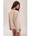 CCUL Scallop Neck Slouchy Pullover
