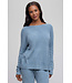 CCUL Scallop Neck Slouchy Pullover