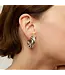 Atik Mini Hoop Earrings Silver-plated metal