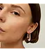 Foam Earrings small size Two-tone