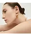 Large size Comet Earrings Gold-plated metal